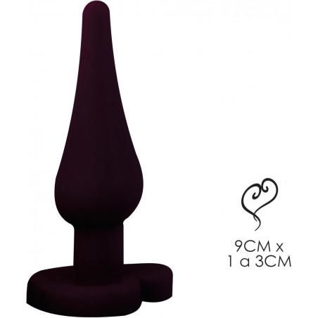 Plug Anal Black Sexy Color Cinturado Pluguinho Delicia Prazeroso Delicado Soft
