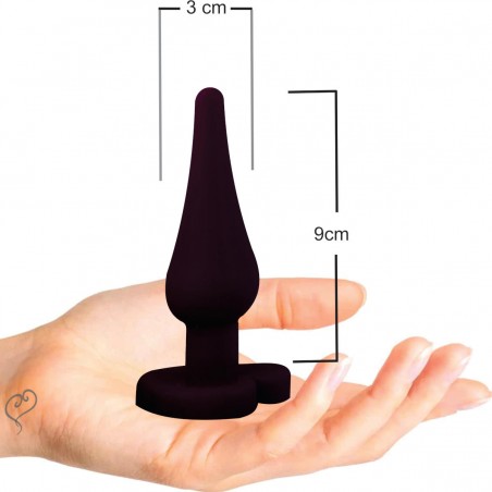 Plug Anal Black Sexy Color Cinturado Pluguinho Delicia Prazeroso Delicado Soft