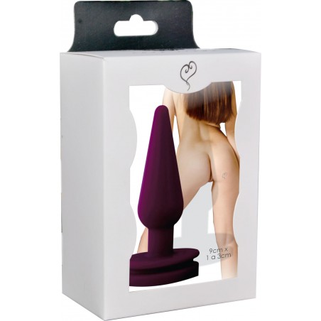 Plug Anal Cônico Black Sexy Plugzinho Delicia Prazeroso Delicado Soft