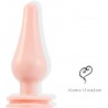 Plug Anal Delicia Cintura Definida Prazeroso Soft Nude Claro