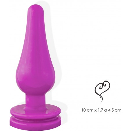 Plug Anal Delicia Cintura Definida Prazeroso Soft Pink Fun Colors