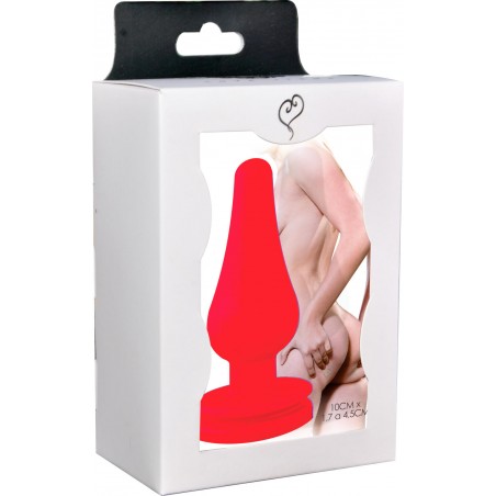 Plug Anal Delicia Cintura Definida Prazeroso Soft Red Luxo Colors