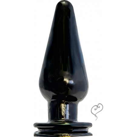 Plug Anal Cônico Delicia Prazeroso Black Sexy Soft Plug Padrão