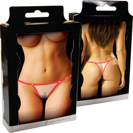 Calcinha Segunda Pele Vermelha Feminina Very Sexy Ousada Luxo Femme Fatale