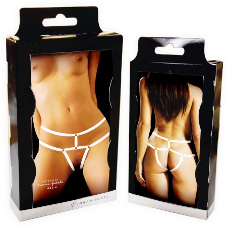 Calcinha Invisível Fake Branca Coleção Femme Fatalle Ousada Very Sexy