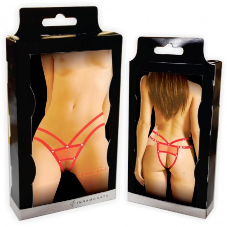 Calcinha Fundo Livre Vermelha Very Sexy Ousada Coleção Femme Fatalle de inNamorta