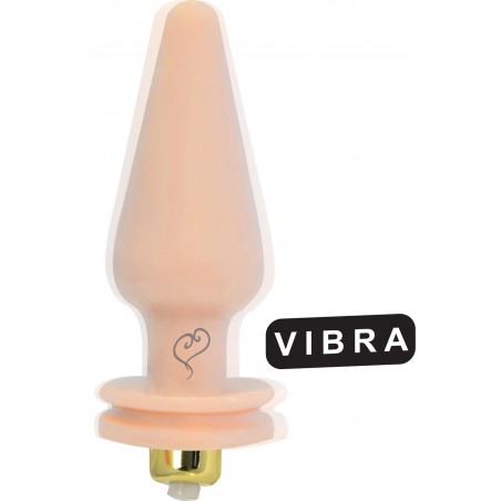 Plug Anal Vibrador Delicia Prazeroso Soft Macio Confortável