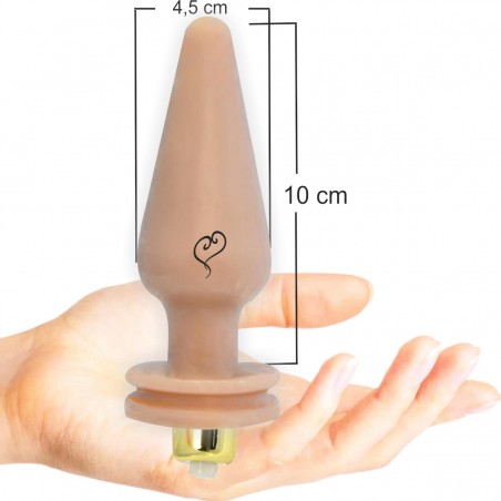 Plug Anal Vibrador Delicia Prazeroso Soft Macio Confortável