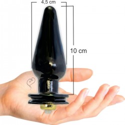 Plug Anal Vibrador Black Sexy Delicioso Soft Macio Confortável Prazeroso