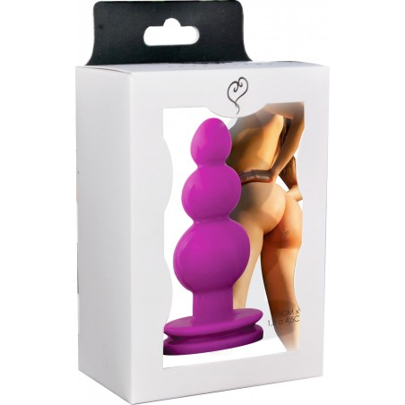 Plug Anal Bool Pink Fun Colors Esferas Escalonada Estimuladora Prazerosa