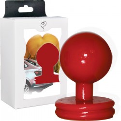 Plug Engate Car Vermelho Esferas Estimuladora Prazerosa