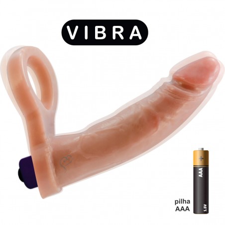 Anel Auxiliar Vibrador Para Dupla Penetração Um Anel Companheiro