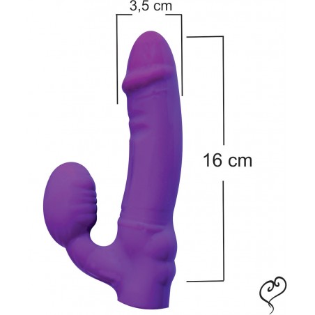 StrapOn StrapLess Girls Ativa Dildo Pênis Segura Pela Vagina Mulher Ativa Lilás Fashion Colors