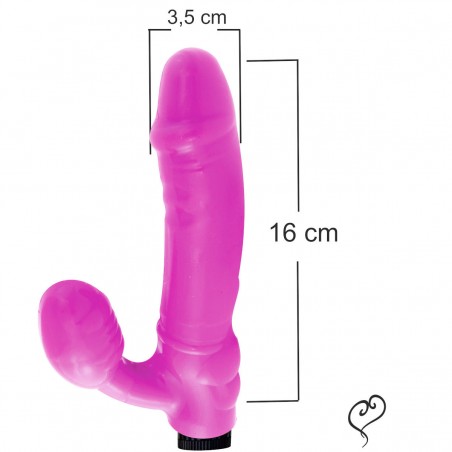 Vibrador StrapOn StrapLess Dildo Para Mulher Prótese Peniana Segura Pela Vagina Pink Fun Colors