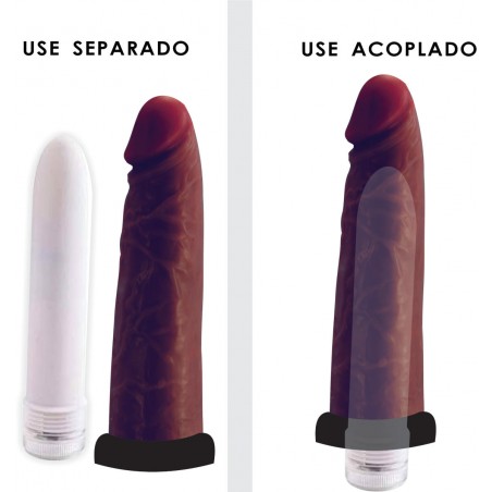 VIBRADOR SOFT-OR-HARD COLOR NUDE DARK INNAMORATA LOVE ITENS CAPA MACIA REALÍSTICA QUE ACOMODA O PERSONAL VIBRO