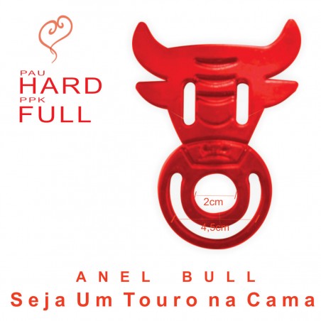 Anel Peniano Bull Para Te Transformar Em Super Touro Com Encaixe no Pénis e Saco Escrotal e Mais Textura Para Excitar o Clitóris