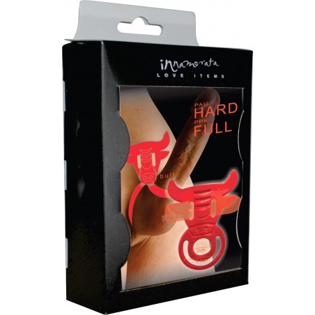 Anel Peniano Bull Para Te Transformar Em Super Touro Com Encaixe no Pénis e Saco Escrotal e Mais Textura Para Excitar o Clitóris