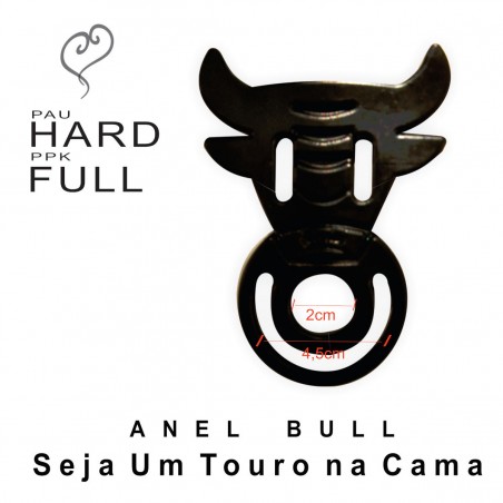 Anel Peniano Bull Para Te Transformar Em Super Touro Com Encaixe no Pénis e Saco Escrotal e Mais Textura Para Excitar o Clitóris
