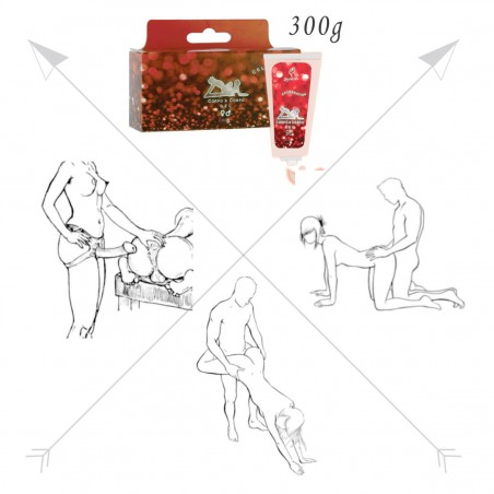 Gel para sexo anal sem dor 300g fabricado pela Love Items