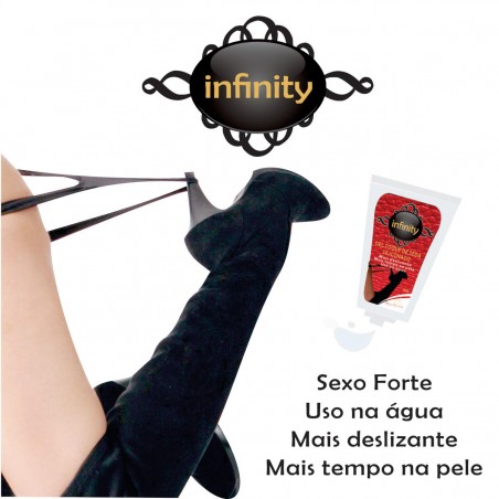 GEL INFINITY PARA SEXO FORTE PESADO BRUTO ANAL DEBAIXO D'ÁGUA AVELUDADO SILICONADO