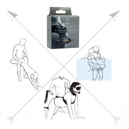 ÓLEO ÍNTIMO SILICONE PLEASURE DREAMS INNAMORATA SEXO ANAL SUPER CONFORTÁVEL