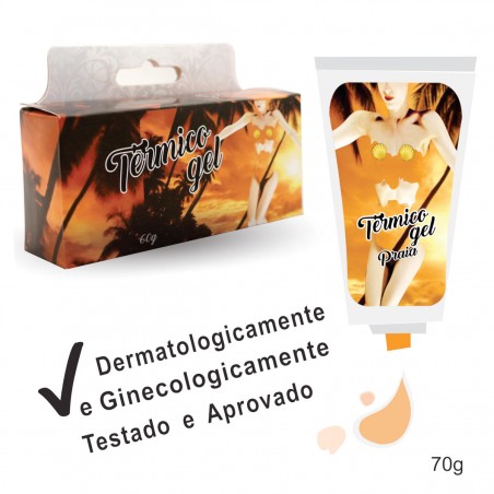 Gel Térmico Excitante Cheiro de Praia Beijável Quente Íntimo Prazeroso Oral e Massagem Caliente inNamorata Love Items