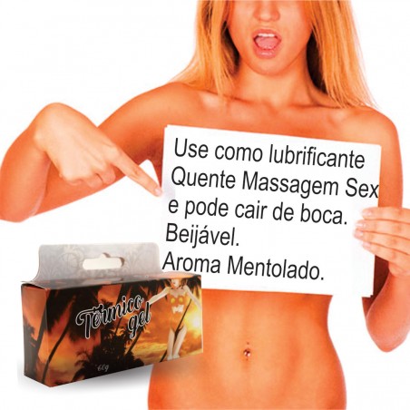 Gel Térmico Excitante Cheiro de Praia Beijável Quente Íntimo Prazeroso Oral e Massagem Caliente inNamorata Love Items