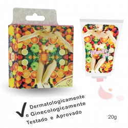 Gel Térmico Excitante Aroma Beijável Tutti-Frutti Quente Íntimo Prazeroso Oral e Massagem Caliente Sexy inNamorata Love Items