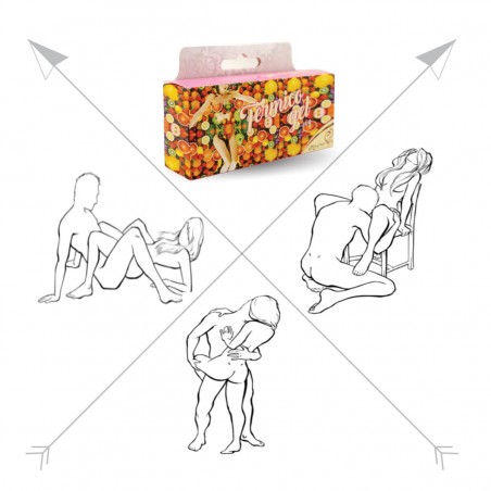 Gel Térmico Excitante Aroma Beijável Tutti-Frutti Quente Íntimo Prazeroso Oral e Massagem Caliente Sexy inNamorata Love Items