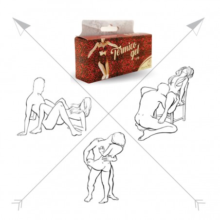 Gel Térmico Excitante Aroma Beijável Sexy Cereja Quente Íntimo Prazeroso Oral e Massagem Caliente Sexy inNamorata Love Items