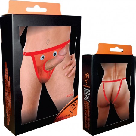 Cueca Destaque Pauzão Sexy Jockstrap Especial StrapOn Ousada Divertida Picante