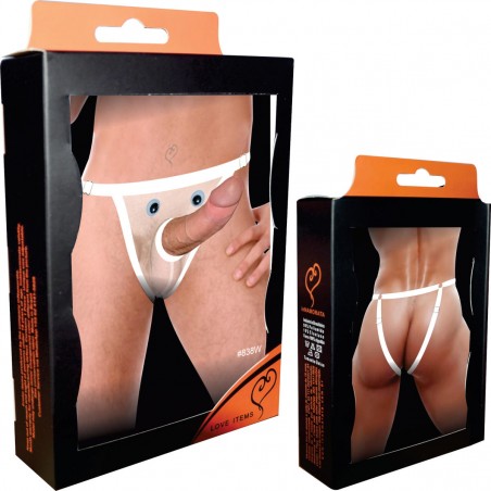 Cueca Destaque Pauzão Sexy Jockstrap Especial StrapOn Ousada Divertida Picante