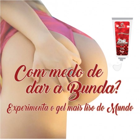 Gel Corpo a Corpo – Lub Íntimo de Alta Performance, O Mais Liso do Mundo 70g
