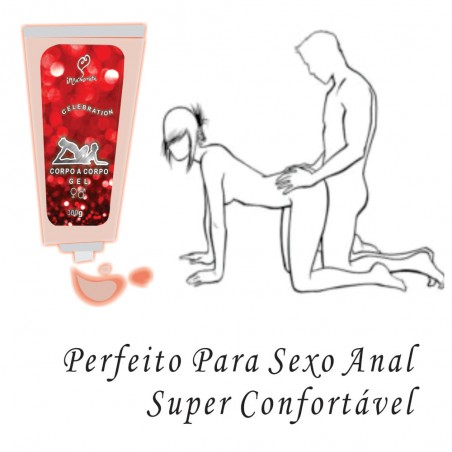Gel Corpo a Corpo – Lub Íntimo de Alta Performance, O Mais Liso do Mundo 70g
