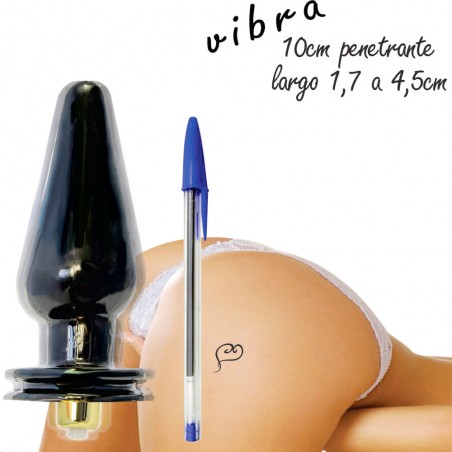 Plug Anal com Vibração Soft e Super Prazeroso