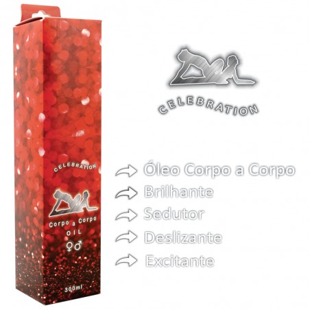 ÓLEO MASSAGEM TÂNTRICA AFRODISÍACA CORPO A CORPO 300ML inNamorata Love Items