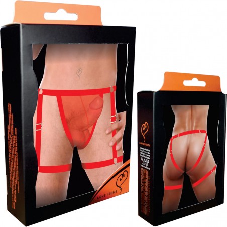 Cueca Jockstrap Sexy Especial Cinta Ousada Vermelho Picante