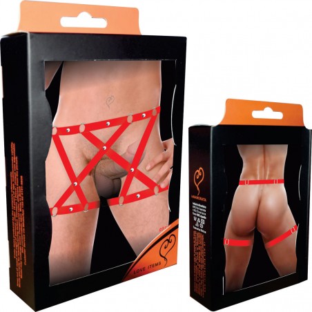 Cueca Sexy Estruturada Especial Ousada Vermelho Paixão Picante