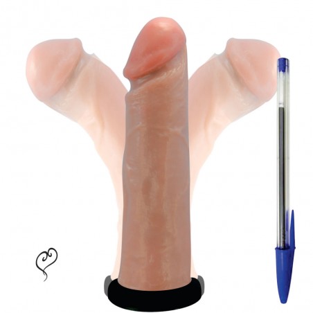 Pênis com Cinta Translúcida - Strap On - Dildo Delicia Fetish
