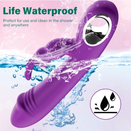 Vibrador Jaque Rabbit inNamorata Personal 2 Vibros Orgasmos Múltiplos Estimula Clitóris e Ponto G Recarregável