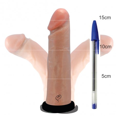 CINTA PENIANA FASHION COM PRÓTESE PÊNIS de 14 X 4,5 CM