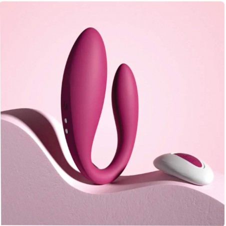 Vibrador Casal GISELLA inNamorata Controle Remoto Estimula Clitóris e Ponto G Recarregável