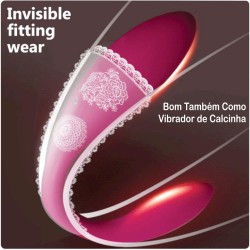 Vibrador Casal GISELLA inNamorata Controle Remoto Estimula Clitóris e Ponto G Recarregável