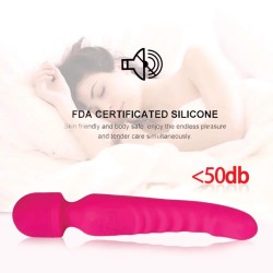 Vibrador Varinha Mágica Carol (2 em 1) Massagem Corporal e Íntima