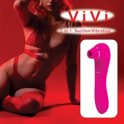 Vibrador Com Sucção Vivi...