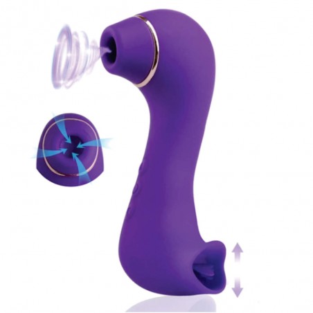 Vibrador Kelly Sucção e Simulação de Sexo Oral Orgasmos Garantido Especial Estimulador Clitóris