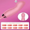 Vibrador ROSE (2 em 1) Rosa Com Sucção e Vibro Movimento Incrível Dupla Emoção