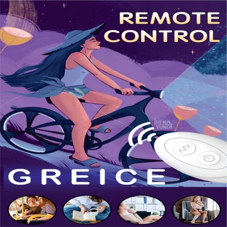 Greice Vibrador Flexível Para Casal Com Controle Remoto Orgasmos Múltiplos Estimula Clitóris e Ponto G