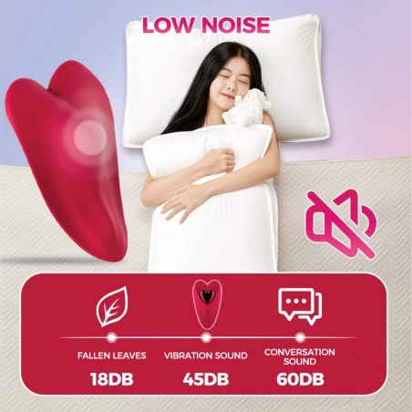 Vibrador De Calcinha Coralina Com Controle no APP - Controle Pela Internet