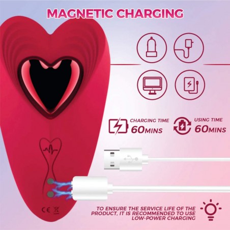 Vibrador De Calcinha Coralina Com Controle no APP - Controle Pela Internet